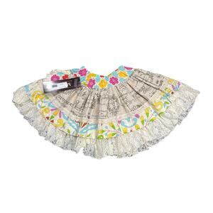 Mustard Pie Ella Skirt in "Fruity Linen" size 6, NWT